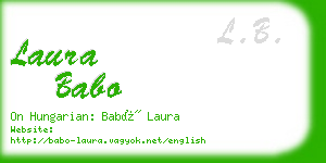 laura babo business card